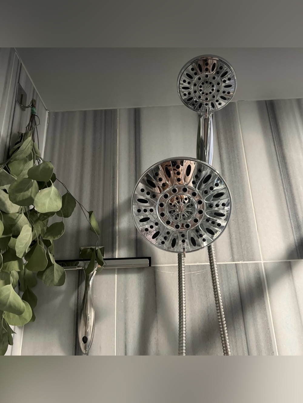 Polished Chrome Dual-Head Handheld Shower Set - Polished Chrome